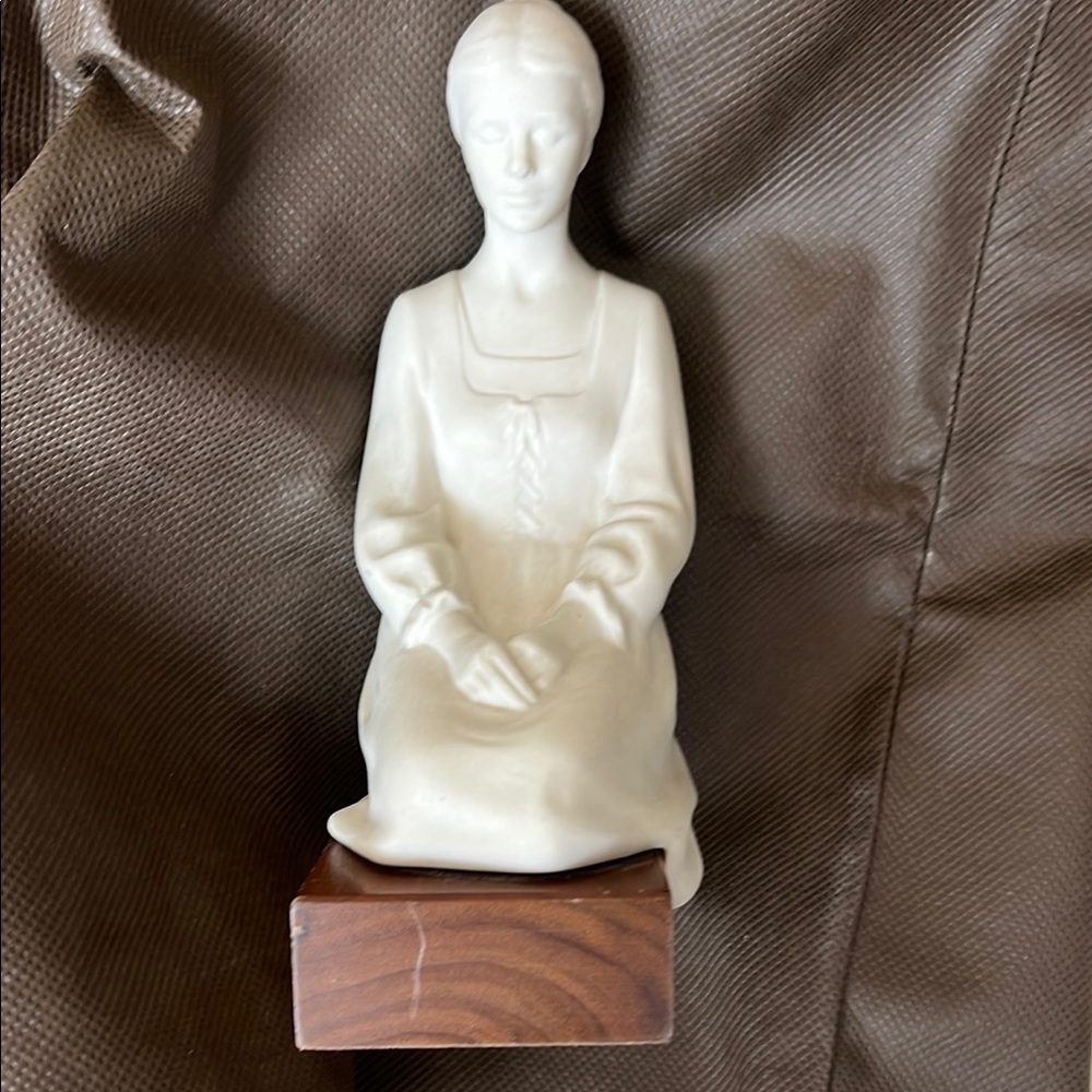 Cream and Brown Meditative Sculpture Art Piece